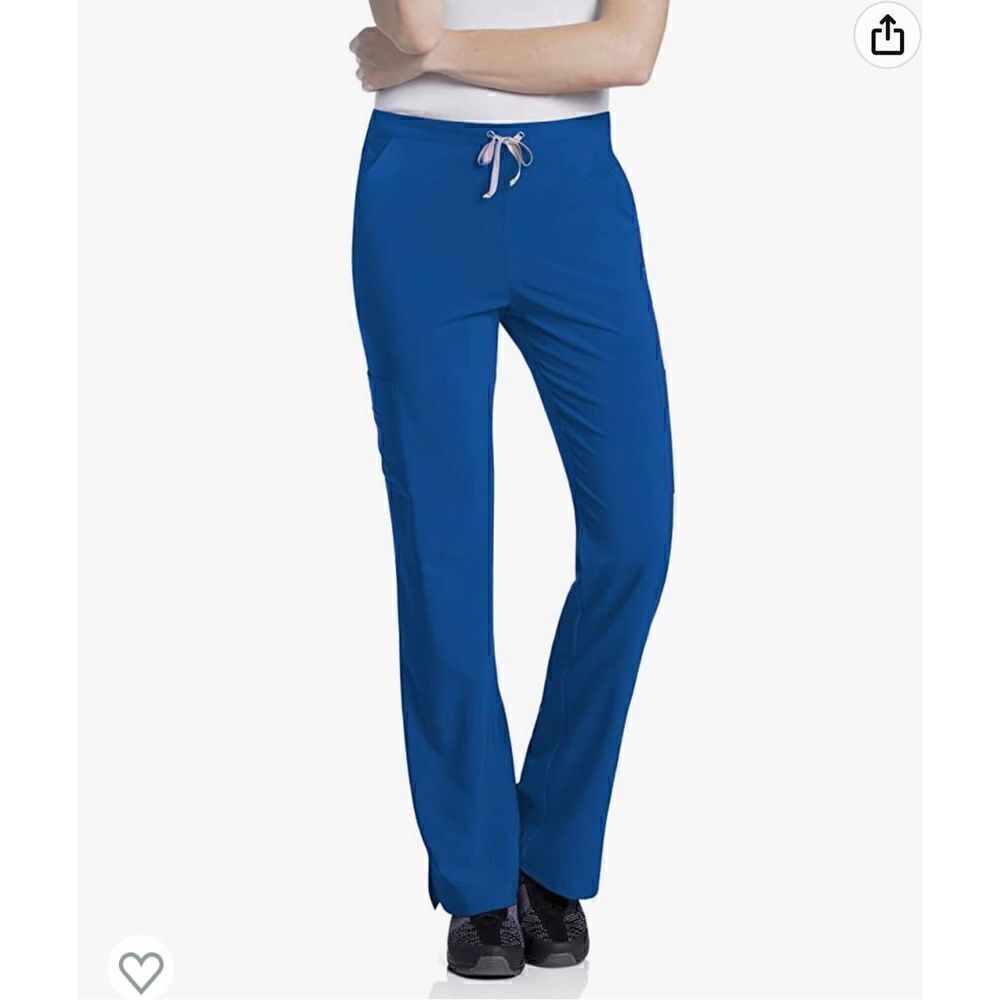 Urbane Performance Tailored Fit Stretch 6-Pkt Cargo Scrub Pants for Women 9312